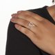 thumbnail image 4 of Anillo Sole du Soleil Lupine 5 Amarillo, oro de 18k, 24 CZ, 4 of 9