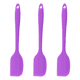 thumbnail image 1 of Cuchara de silicona, espátula, cuchara, raspador para cocinar, mezclar, hornear y servir, juego de 3, 1 of 5