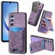 thumbnail image 1 of Funda Billetera con Soporte para Samsung Galaxy A34 Protector Delgado Morado, 1 of 6