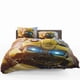 thumbnail image 1 of Bumblebee Rise of the Autobots Quilt Duvet Cover Set Queen Pillowcase Kids3-Piece Bedding Set, 1 of 5