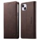 thumbnail image 1 of Funda Billetera de Cuero para [iPhone 15 Plus], Bloqueo RFID, Tarjetas y Soporte Café, 1 of 5