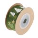 thumbnail image 4 of 1 Rollo/5m Cinta De Raso De Grosgrain Navide?a Envoltura De Regalos Decoración Navide?a Verde, 4 of 5