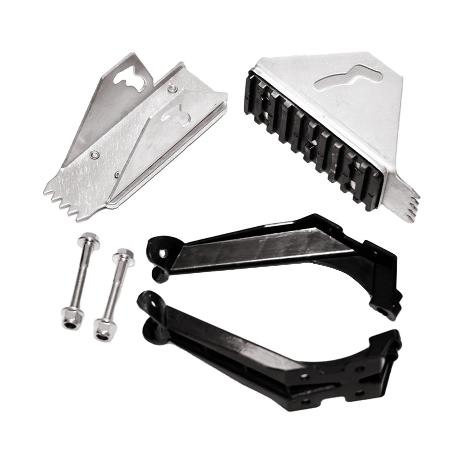 Magideal - Escalera De Extensión Antideslizante Para Zapatos, Pie Y Soporte De Aleación De Aluminio, Piezas De Reparación Antideslizantes, Accesorios Universales