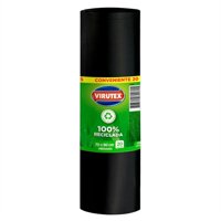 Virutex - Pack X 4 Bolsa De Basura Bio Rollo 70×90 Centimetros –