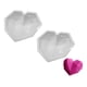 thumbnail image 1 of 2 Molde Corazon Diamante Molde De Silicona Corazón Chocolate, 1 of 2