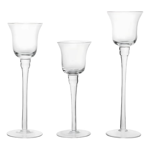 Genérico - Set Portavelas Elegante Decoración Hogar Copa Mesas Jhn