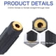 thumbnail image 2 of Adaptador de conector de audio estéreo de 3,5 mm a TRS de 3,5 mm, conector hembra a hembra para cable estéreo, altavoces, auriculares, etc., chapado en oro, paquete de 2, 2 of 7