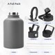 thumbnail image 4 of Termo BJPKPK botella aislada de acero inoxidable de 1,5 L gris, 4 of 6