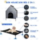 thumbnail image 4 of Dog House Nidouillet, exterior e interior, resistente a la intemperie para perros grandes, 4 of 7
