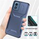 thumbnail image 4 of Funda Resistente para Motorola Moto G Play 4G 2024 con Tapa Deslizante y Protección Militar Azul, 4 of 6