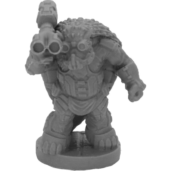 Reaper Bones BK: Armorback Demolitionist en miniatura de 25 mm