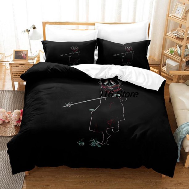 ing Anime HUNTER×HUNTER Feitan Bedding Set Single Twin Full Size Bed Set Adult Kid Bedroom Duvet cover Sets Bed Sheets