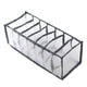 thumbnail image 3 of Organizador De Ropa Interior Plegable Bragas Sujetador Cajón Caja De Almacenamiento Gris 7 Gripes, 3 of 5