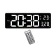 thumbnail image 4 of Reloj De Pared Digital Dst Con Pantalla De Temperatura Para El Hogar, Mesita De Noche, Sala De Estar, Color Blanco, 4 of 5