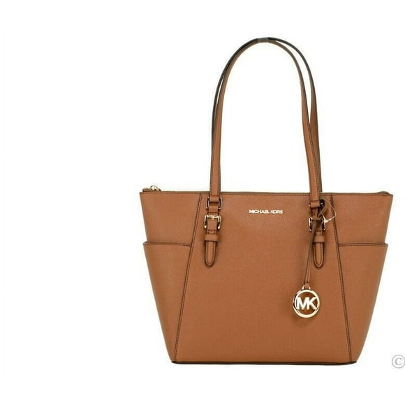 Cartera Michael Kors Charlotte Ciara Large Top Zip Cuero Saffiano
