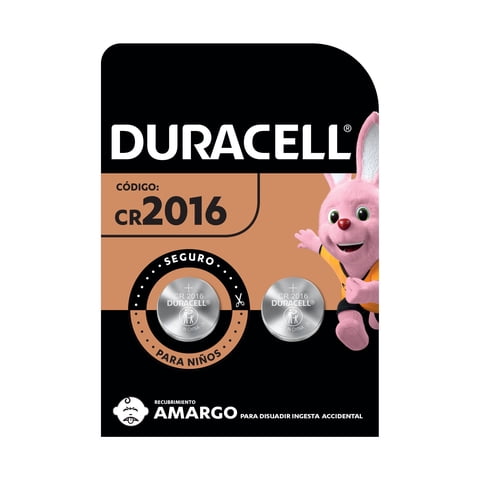 Pila Duracell 2016, (2 Pilas Cr2016 3V, Batería De Litio)
