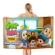 thumbnail image 1 of Omar y Hana Fondo Toalla de playa de secado rápido con diseño temático, regalo para mujeres y niñas, ideal para cumpleaños, fans, amantes de la música, uso en la playa o al aire libre, 78 × 180 cm, 1 of 6