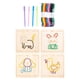 thumbnail image 2 of Cordón De Madera Juguete Bordado Rompecabezas Montessori Juguete Niños Niñas Preescolar Animal, 2 of 5