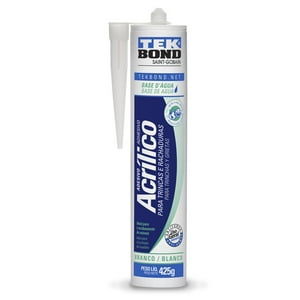 Adhesivo Sellador De Grietas Acrilico Pintable Base Agua 425Grs. - Tekbond