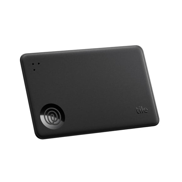Tile rastreador Bluetooth de Life360 Slim (2024), paquete de 1 unidad, negro