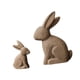 thumbnail image 3 of 2 Estatuas De Conejo De Pascua, Artesanías, Regalo, Adorno De Madera Para Pasillo, Escritorio, Interior, 3 of 5