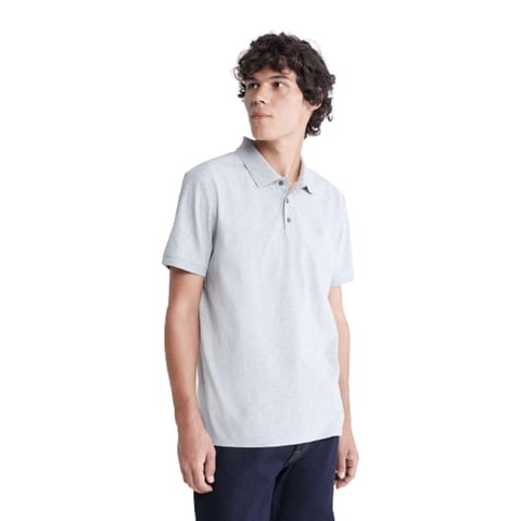 Polo Calvin Klein De Algodón Liso Con Logotipo Con Monograma Para Hombre