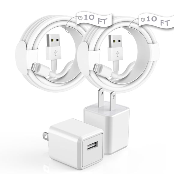 Cargador iPhone Curvologys 3 m Pack 2 Certificado MFi
