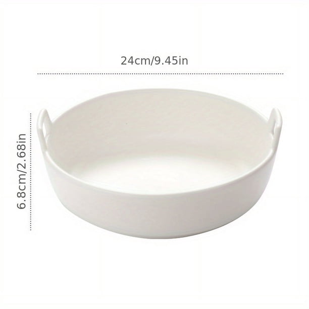 1pc, Ramekin, Ceramic Souffle Dish, Porcelain Ramekin Baking Bowls, Pudding Cups, Microwave And Oven Safe, Baking Tools, Kitchen Gadgets, Kitchen Accessories
