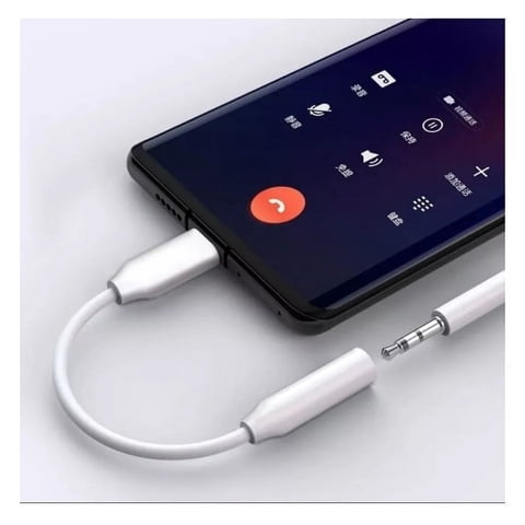 Genérico - Adaptador Conector Tipo C - Jack 3.5Mm (Audífonos)