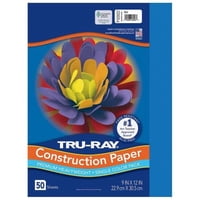 Papel De Construcción Tru-Ray Blue 9X12 50 Hojas