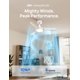 thumbnail image 2 of Ventilador de Techo DREO 42" Negro Motor DC Control Remoto Luz, 2 of 8