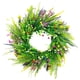 thumbnail image 3 of Corona De Flores Silvestres Artificiales, Hojas De Eucalipto Para El Hogar, Corona De Primavera Para Puerta Delantera, 3 of 5