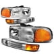 thumbnail image 1 of Faros delanteros DNA MOTORING HL-OEM-SIE99-4P-CH-AM Cromo Sierra Yukon 99-07, 1 of 5