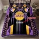 thumbnail image 1 of Custom Name Los Angeles Lakers Fans Gift Quilt Duvet Cover Set Bedspread Double3-Piece Bedding Set, 1 of 5