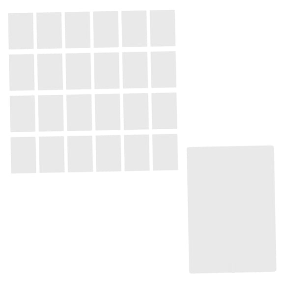25 Piezas De Papel De Marcado Para Grabado Láser Para Máquina Grabadora, Color Blanco