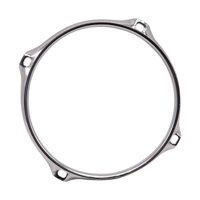 Magideal - Aro De Tambor Tom De 4 Agujeros, Aro De Batería De 4 Lengüetas, Piezas De Instrumentos De Repuesto Portátiles, Aro De Instrumento De Percusión De Aro Próximo Círculo