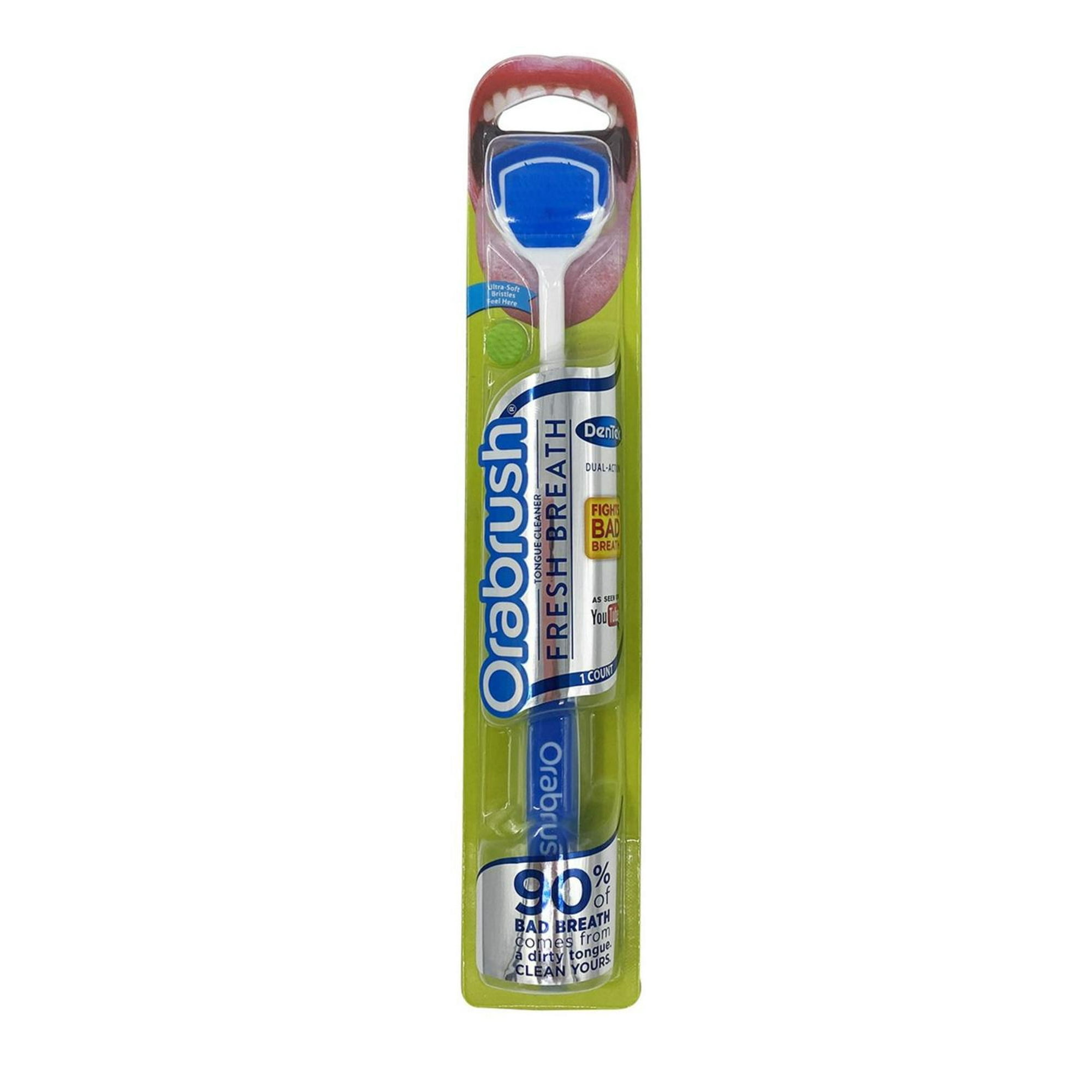 Limpiador Lingual Oralbrush Dentek Azul