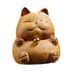 thumbnail image 3 of Mini Figura De Mascota De Té En Miniatura De Gato De La Suerte De Arena Morada Para Decoración De Dormitorio, 3 of 3