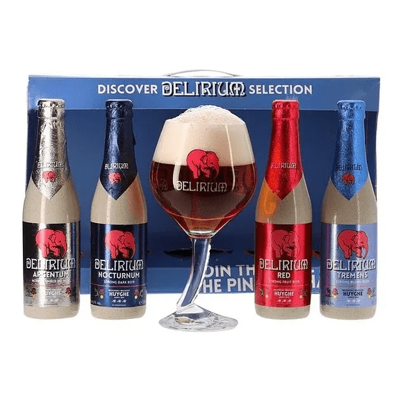 Pack Delirium 4 Cervezas + Copa Trompa Oficial.