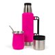 thumbnail image 1 of Termo De Acero Inoxidable 1.3 Litros + Mate 236ml Con Bombilla Color Rosa Chicle, 1 of 6