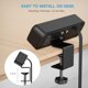 thumbnail image 5 of Pinza de escritorio Power Strip PAEWOK de 3 enchufes con USB C de 5 V/3 A, color negro, 5 of 7