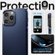 thumbnail image 5 of Funda Spigen Liquid Air para iPhone 14 Pro 2022, color azul marino, 5 of 7