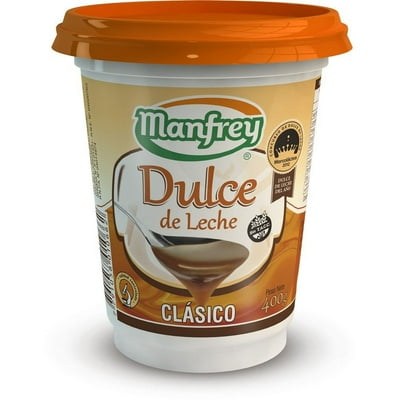 Manjar Dulce De Leche Clásico Pote 400 G Manfrey