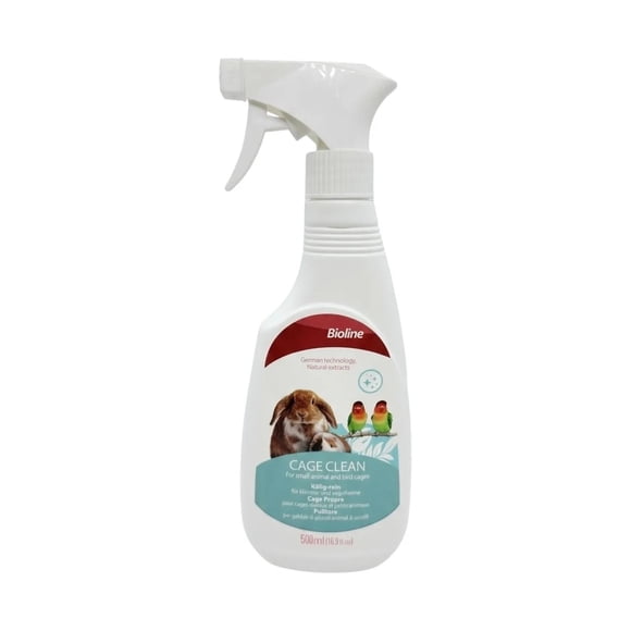 Spray Limpiador de Jaulas para Mascotas