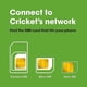 thumbnail image 2 of Kit de tarjetas SIM Cricket Wireless BYOD 5G, 5G+, 4G, LTE, 2 of 3