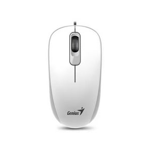 Genius - Mouse Alambrico 3 Botones 1000Dpi Dx-110 Blanco