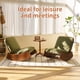 thumbnail image 1 of Comfortable Glider Rocking Chair, High-Quality Upholstery Glider Chair, Solid Wood Frame, Perfect for Multiple Settings Accent Reading Chair for Bedroom,Living Room,Nursery, 1 of 3