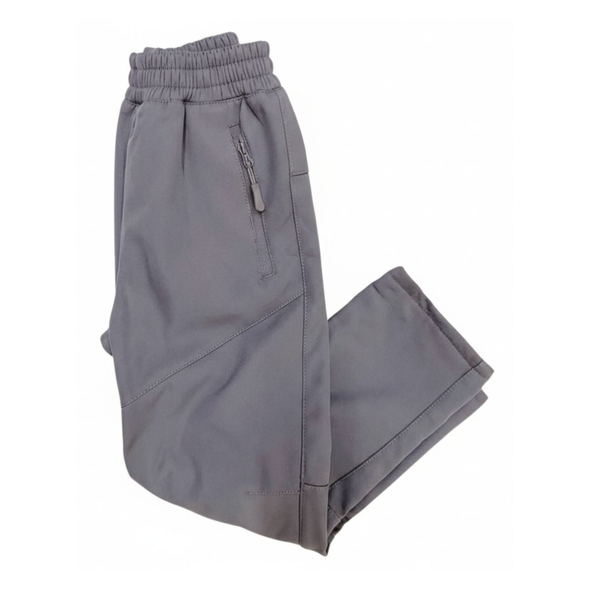 Genérico - Pantalon Softshell Cintura Elástica Para Niños Con Micropolar Senderismo