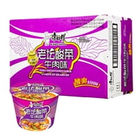 Fideo Instantaneo Kang Shi Fu Sabor A Carne En Escabeche 122G*12 Potes