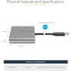 thumbnail image 3 of Adaptador StarTech USB 3.0 a 4 HDMI 1080p Windows, 3 of 3